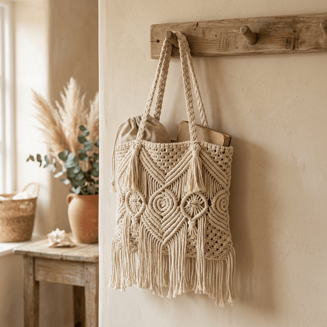 Túi xách Macrame Vintage